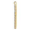thumbnail image 2 of Real 14kt and Rhodium 1/4ct. Diamond Cross Pendant; for Adults and Teens; for Women and Men, 2 of 4