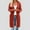 Red, variant on Winter Jackets for Women Womens Long Sleeve Cable Knit Long Cardigan Open Front Button Sweater Outerwear