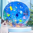 thumbnail image 4 of Tapis de Jeu Sensoriel pour Chat 65cm avec Poisson Tapis de Jeu Sensoriel PVC Gonflable Bébé Temps sur le Ventre Jouets pour Chien Chat 3 Pcs, 4 of 6