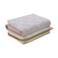 thumbnail image 4 of Monedero Pequeño Salvador Monedero portátil con bordado elegante de tres pliegues Beige, 4 of 10