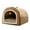 Brown-D, variant on Nebwoak Indoor Pet House for Cats & Small Dogs - 2-in-1 Convertible Tent & Bed with Removable Washable Cover, Non-Slip Bottom, High-Strength Sponge, Home Decor Cozy Retreat