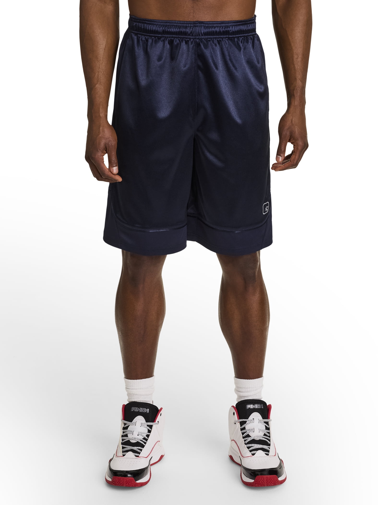 AND1 Men's and Big Men's All Court Short, 11" inseam, up to Size 5XL