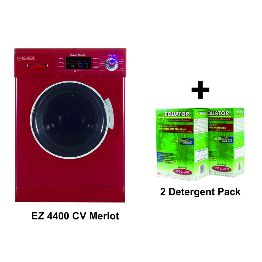 Equator Allinone 13 lb Compact Combo Washer Dryer with two Detergent