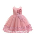 thumbnail image 1 of RXMEKW Robe à Manches Longues, Robe Décontractée Ligne A pour Filles avec Couleur Unie et Col Rond pour Printemps et Été, 1 of 7