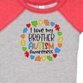 thumbnail image 4 of Inktastic I Love My Brother Autism Awareness Boys or Girls Baby Bodysuit, 4 of 5