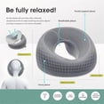 thumbnail image 5 of Face Down Pillow Massage Pillow for Bed Headrest Prone Down Sleeping, 5 of 5