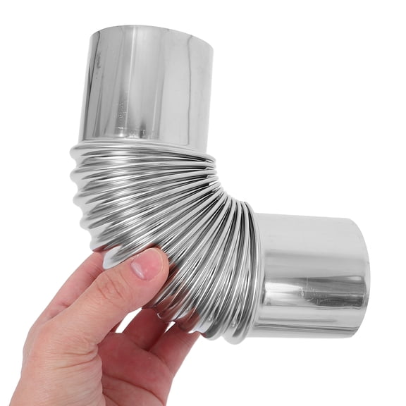 LOLIPPYY 4-Piece Pellet Stove Pipe Kit with Stainless Steel Chimney Elbow for Safe and Efficient Evacuation