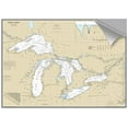 thumbnail image 2 of Great Lakes Decorative Nautical Chart, 2 of 4