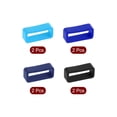 thumbnail image 3 of Uxcell Watch Band Strap, Rubber Watch Keeper for 18mm Width Watch Band 4 Color 8 Pack, 3 of 5