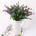 thumbnail image 4 of Las mejores flores artificiales para un arreglo de boda 21 cabezas Flor de loto de de flores artificiales para la decoración del hogar Plantas Decoración de jardín de pared Peonía falsa Hidra de seda brillar Juguete, 4 of 4
