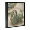 thumbnail image 3 of Stupell Industries Centered Sharkeye Seashell Distressed Texture Blue Tan Design Framed Wall Art by Ziwei Li, 3 of 5