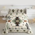 thumbnail image 2 of Homewish Vintage Western Aztec Full Size Comforter Sets for Adult, Hippie Cactus Plant Bedding Comforter Set, Rustic Farmhouse Reversible Bedding Sets, Breathable Home Decor, 3pcs, 2 of 8