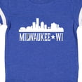 thumbnail image 4 of Inktastic Milwaukee Wisconsin Skyline Wi Cities Boys or Girls Baby Bodysuit, 4 of 5