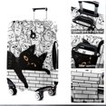 thumbnail image 3 of Luggage Cover Approved Travel Suitcase Protector Cats Elastic Washable Cat Themed Baggage Covers for 25-28 inch Luggage (L), 3 of 6