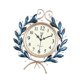thumbnail image 4 of Reloj de pared moderno de metal, silencioso y decorativo para el hogar, restaurante o entrada. Azul, 4 of 9
