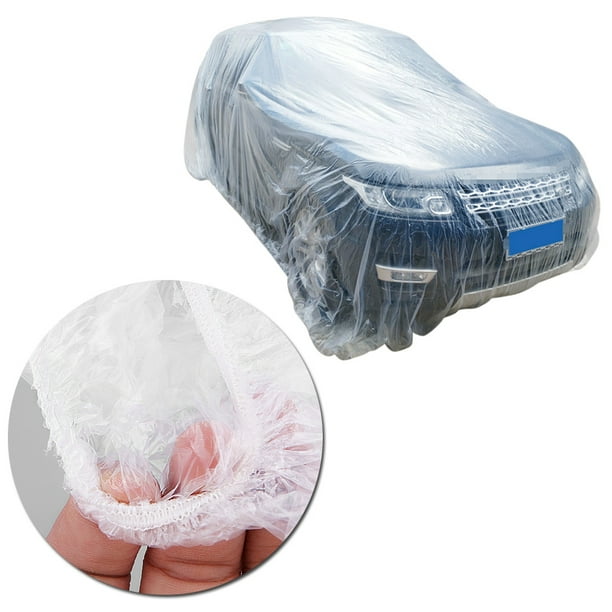 Housse de siège auto en plastique transparent jetable et durable