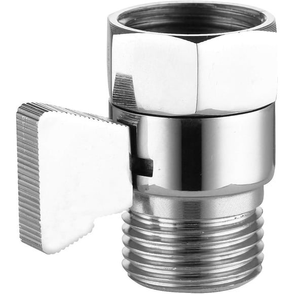 Shower Flow Control Valve Valve 1/2" Brass Stop Valve for Shower Head