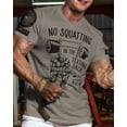 thumbnail image 2 of Gymish No Squatting Workout T-Shirt – Funny Gym Shirt for Men, Lifting Tee, Men’s Athletic Gym Wear, 2 of 6