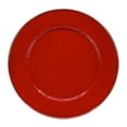 thumbnail image 2 of Solid Red Pattern - Set of 4 - 10.5 inch Dinner Plates - Golden Rabbit Enamelware, 2 of 4