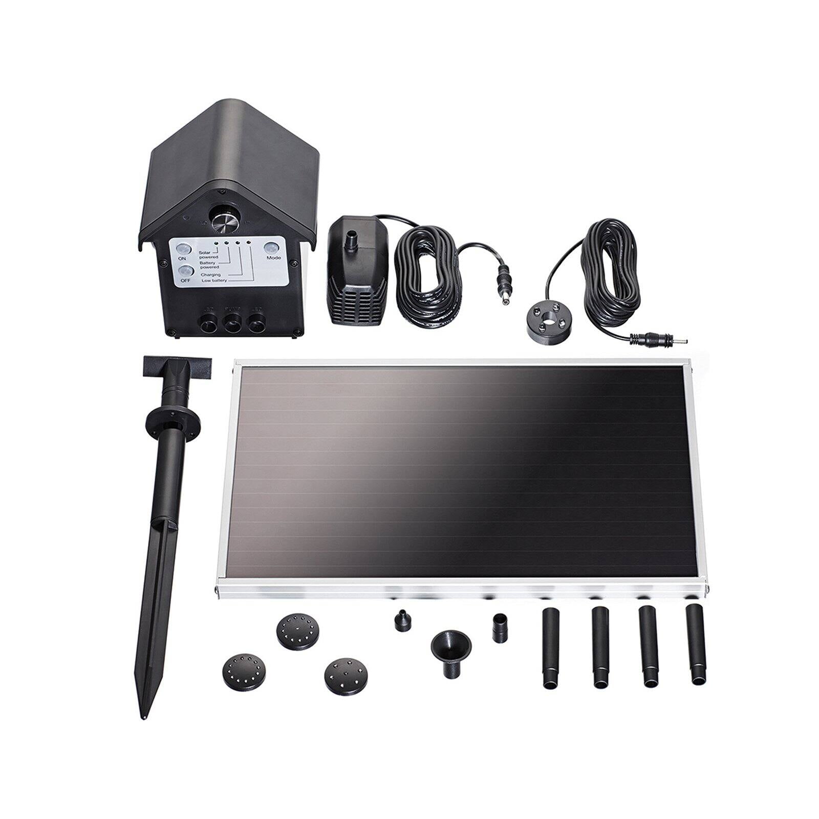 Pond Boss Solar Fountain Pump Kit with 