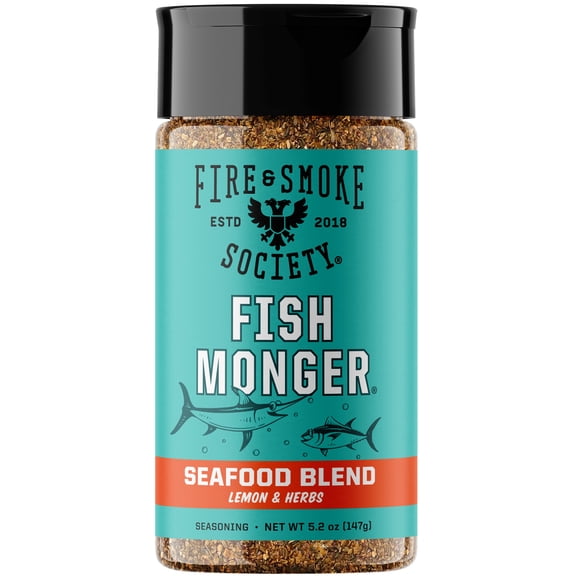 Fire & Smoke Society Fish Monger Fish Seasoning Blend, 5.2 oz Mixed Spices & Seasonings