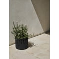 thumbnail image 6 of Veradek Mod Series 13" Plastic-Stone Short Planter - (Black), 6 of 9