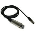 thumbnail image 2 of HQRP 4-Pin Mini Connector (TA4F) to XLR(F) Connector Microphone Adapter Cable for Shure WA310 Replacement plus HQRP Coaster, 2 of 4
