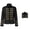 🔥 Black_New, variant on Golden Double Breasted Stand Collar Performance Jacket For Women, Structured Long Sleeve Front Button Outer Coat, Elegant Fitted Outerwear For Event Stage Evening Occasions Sky Blue XXL