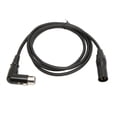 thumbnail image 2 of XLR Male To Female Microphone Cable, 3 Pin Professional Straight To Right Angle Plug XLR Microphone Cord  for Microphones for Mixing Boards for Power Amplifiers, 2 of 7