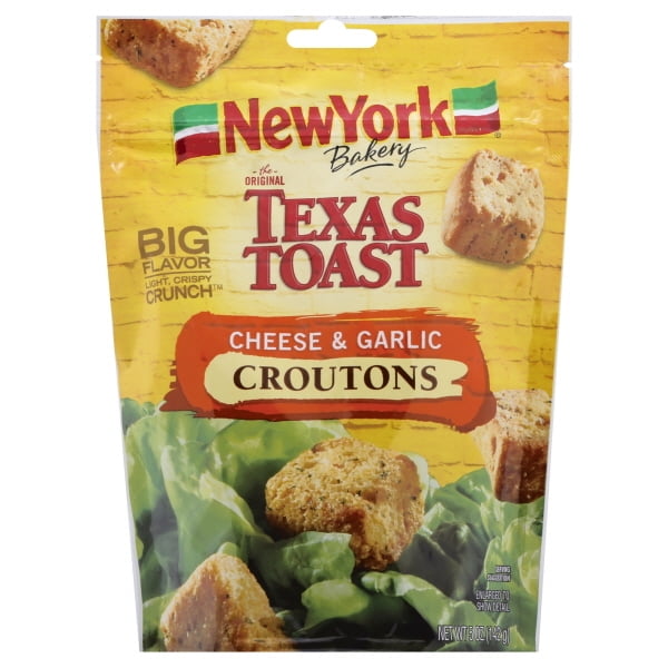 New York Brand The Original Texas Toast Cheese & Garlic Croutons, 5 oz