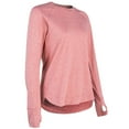 thumbnail image 3 of Costa Venture Performance Women's Sleeve T-Shirt Navy Blue Heather, Small Long Sleeve Shirt, 3 of 4