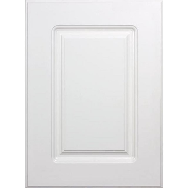 13" W x 28" H x 3/4" D White Rigid Thermofoil Raised Square