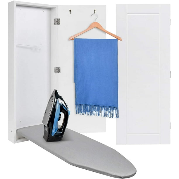 Ivation Ironing Board, Wall Mount Iron Board Holder and Ironing Board
