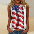 thumbnail image 2 of VerPetridure Womens American Flag Tank Tops Patriotic Shirts for Women 4th of July Tanks Top Loose Fit Summer Ring Tees Top, 2 of 5