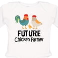 thumbnail image 4 of Inktastic Future Chicken Farmer Childs Boys or Girls Long Sleeve Baby Bodysuit, 4 of 5