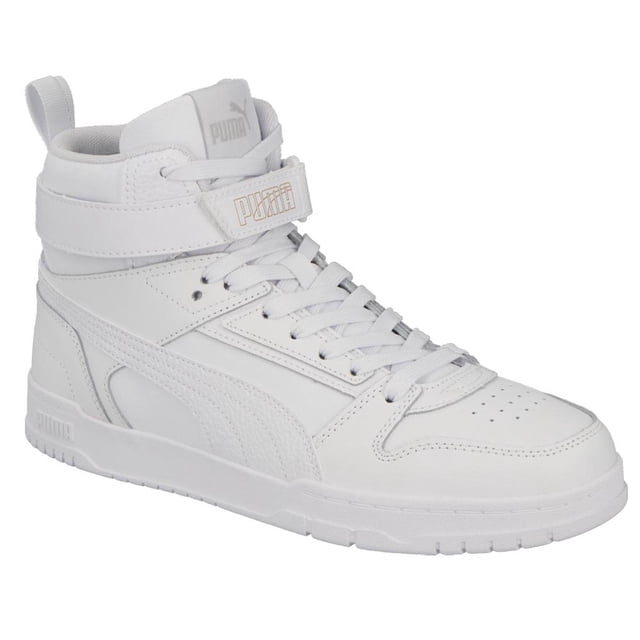 Tenis Puma Ajustables Hombre Botin Caballero Moderno Comodos blanco 25