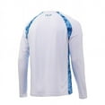 thumbnail image 6 of Huk Men's Strike Solid Long Sleeve Performance Shirt (Seafoam, Medium), 6 of 9