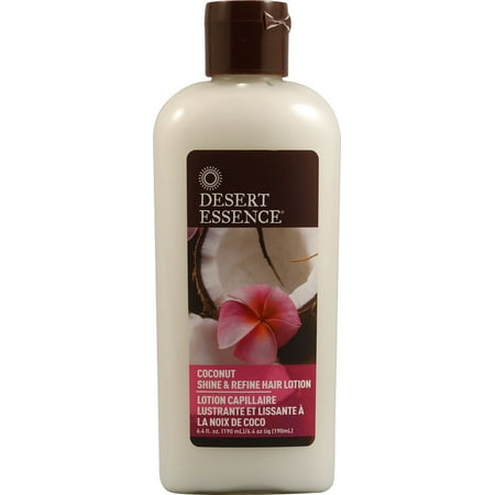 Desert Essence Shine And Refine Hair Lotion Coconut -- 6.4 Fl Oz