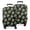 Black Soccer Balls, variant on Blue Stars and Baseballs Pattern Luggage Cover Fashion Suitcase Cover Baggage Covers Fit 25-28 Inch Luggage (Go Travel)