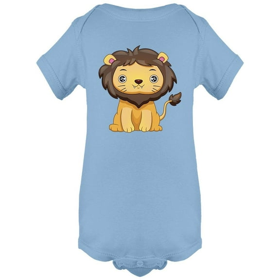 Cute Baby Lion Brown Mane Bodysuit Infant -Image by Shutterstock,  24 Months