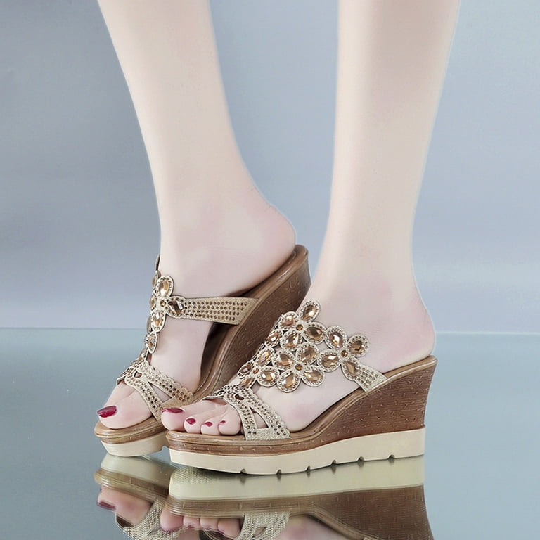 Gold wedges shop size 5