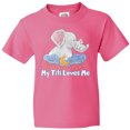 thumbnail image 3 of Inktastic My Titi Loves Me Cute Elephants Clouds Moon and Stars Youth T-Shirt, 3 of 5