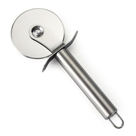 

Pizza Cutter for Kitchen | Stainless Steel Pizza Peel Cutter with Paddle | Pizza Cutter Wheel for Indoor Outdoor Baking Spatulas