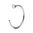 thumbnail image 4 of Nose Hoop Ring Pack of 3 Black, Surgical Steel and Multicolor made of S. Steel, 4 of 5