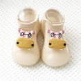 thumbnail image 3 of zuwimk Toddler Girl Shoes, Baby Boys Girls Canvas Sneaker Toddler Slip On Anti Skid First Walkers Candy Shoes Khaki, 3 of 4