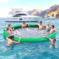 thumbnail image 7 of Bezliving 10FT Sunchill Round Inflatable Float Ring for Adults, Heavy Duty Hammock Pool Lounger with Pump, for Lake, Ocean & Pool, 7 of 7