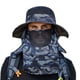 thumbnail image 4 of Sombrero de pescador Soidarity para hombre transpirable plegable ajustable color cian, 4 of 6