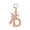 D, variant on ShaoXinWan Fashion 26-Letter Keychain Pendant, Butterfly Tassel Key Chain, Elegant Fashion Accessory for Multi-Functional Use, I for Personalization and Gift Giving(F)