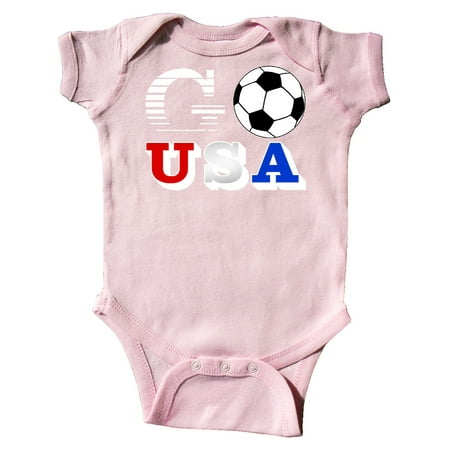 

Inktastic Go USA- Soccer Football Gift Baby Boy or Baby Girl Bodysuit