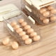 thumbnail image 1 of Caja para almacenamiento de huevos rodantes automática, bandeja organizadora para huevos, soporte para huevos para el hogar, 1 of 7